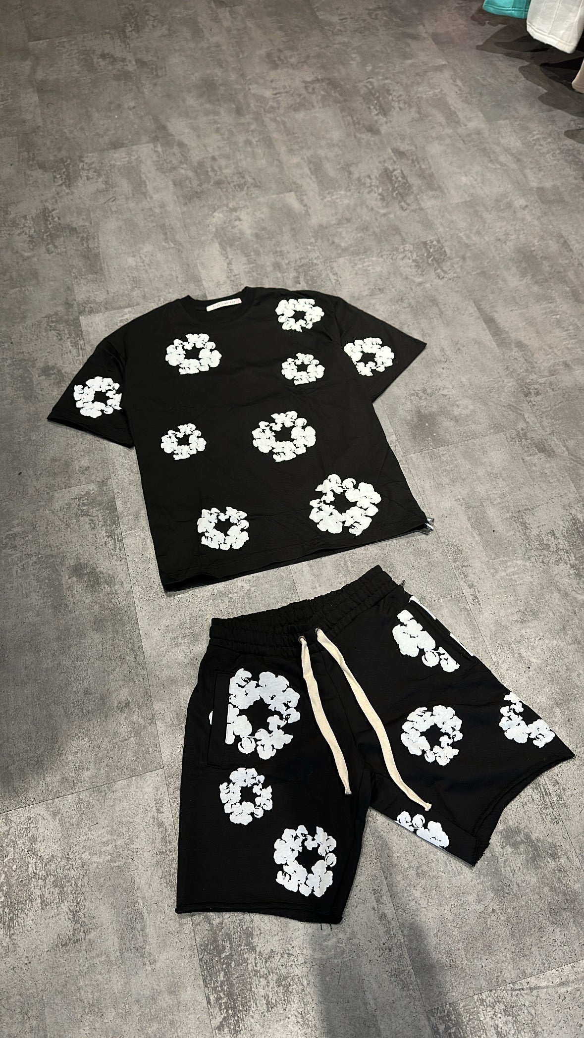 Ensemble T-Shirt/Short Noir