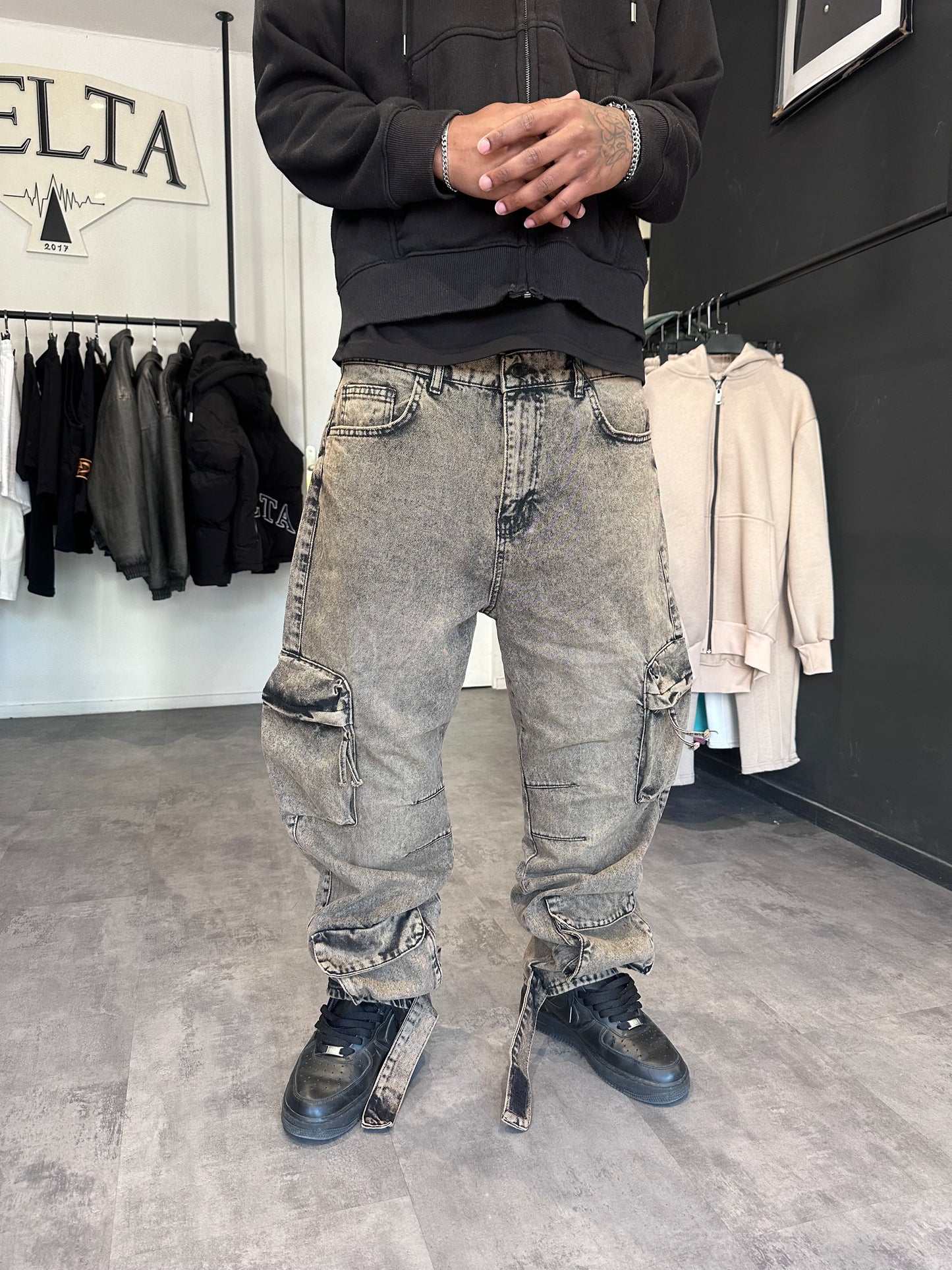 Cargo Baggy soufflé marron