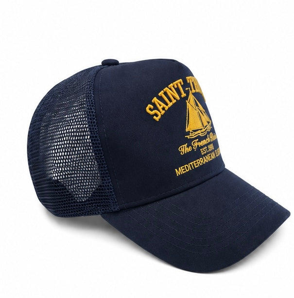 Casquette Trucker Saint-Tropez – Bleu Marine