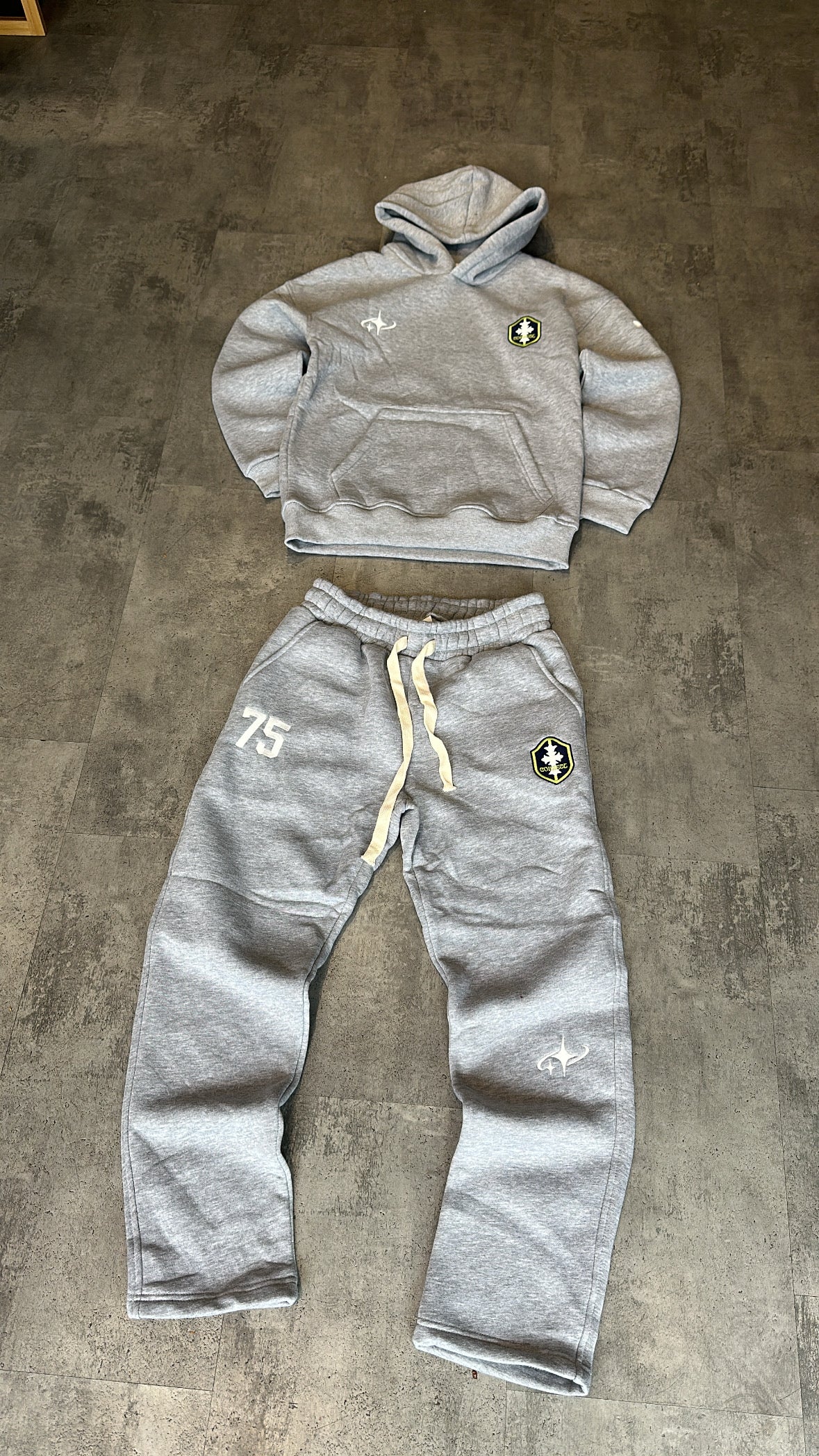 Ensemble 75 Rose,Gris