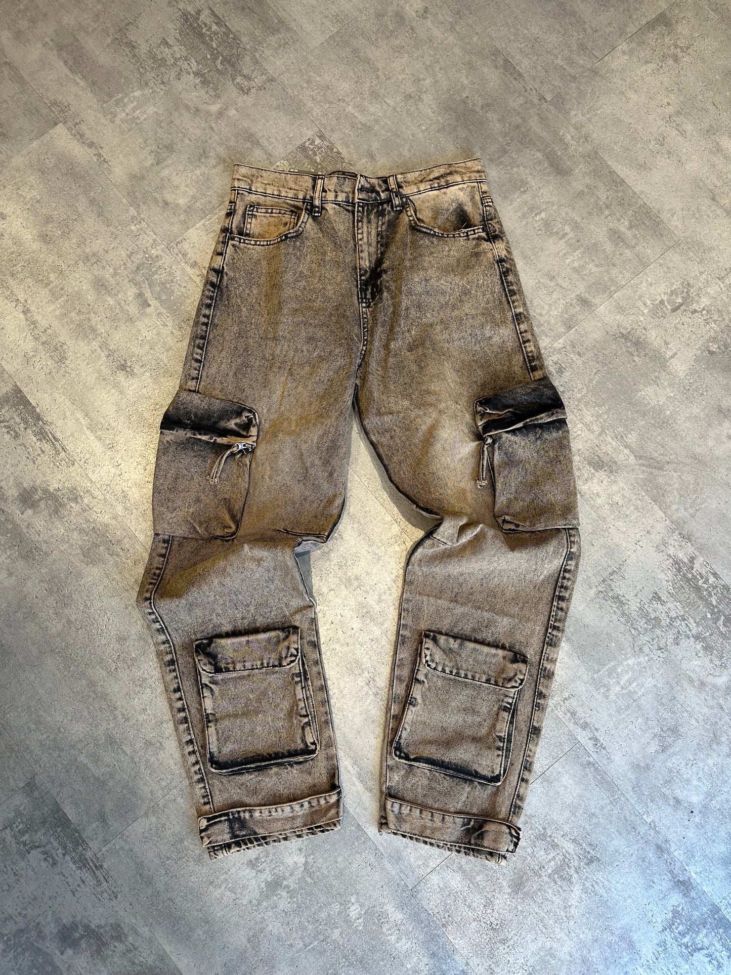 Cargo Baggy soufflé marron