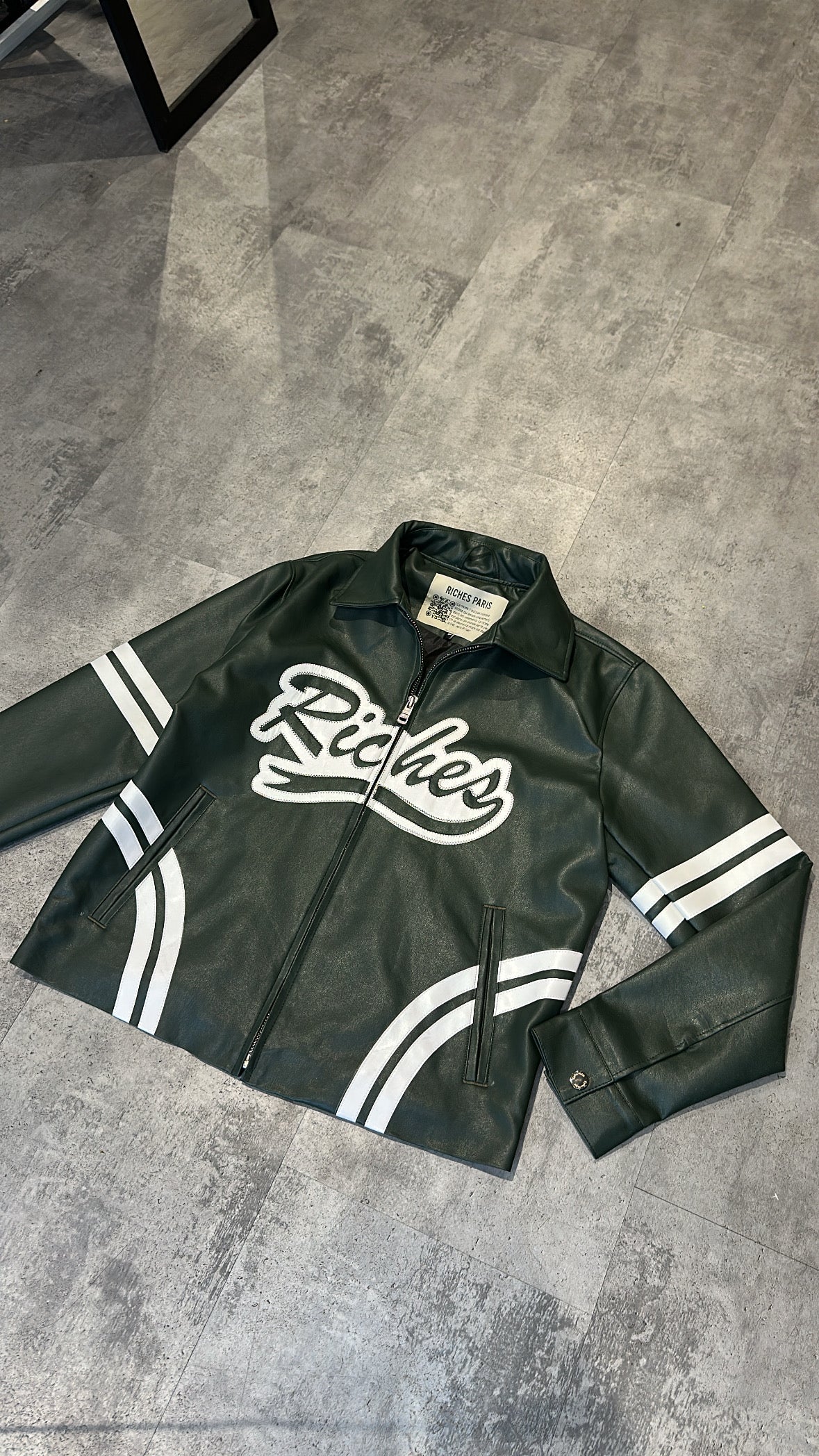 Veste Cuir - RICHES PARIS