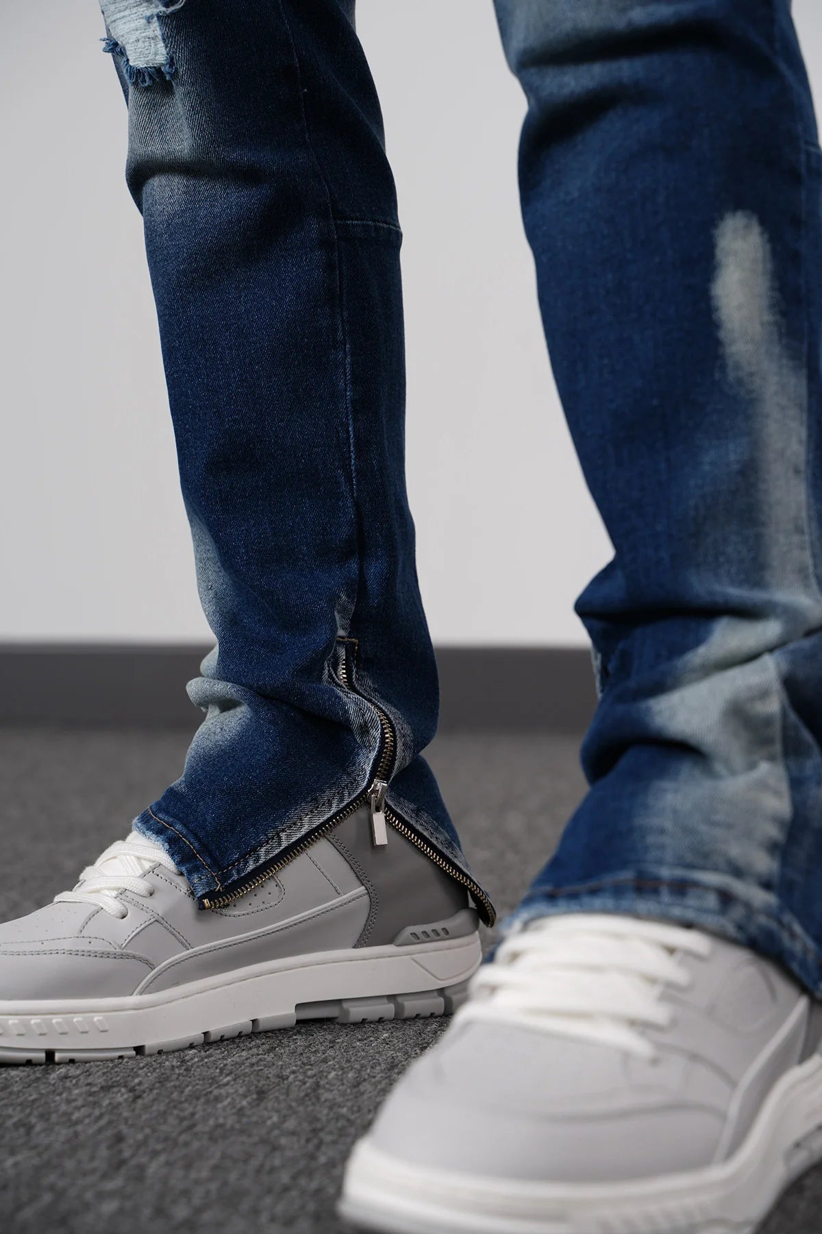 Jean Zipped Blue