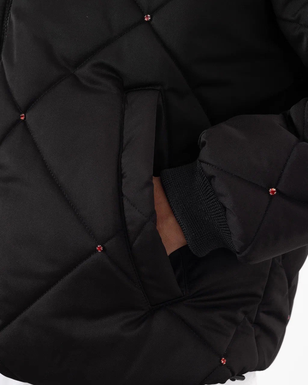 Doudoune “Diamond Stitch” - Noir
