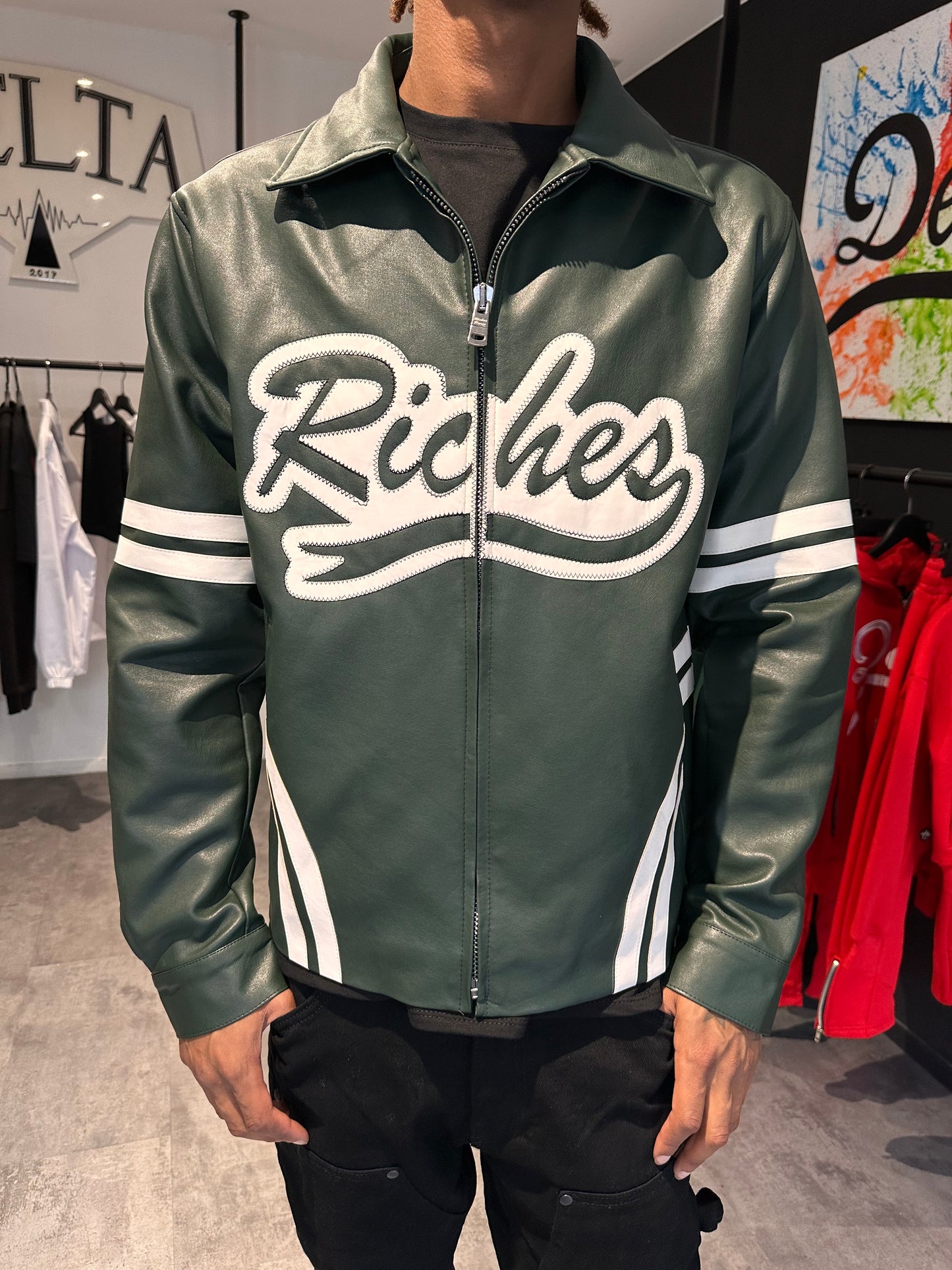 Veste Cuir - RICHES PARIS