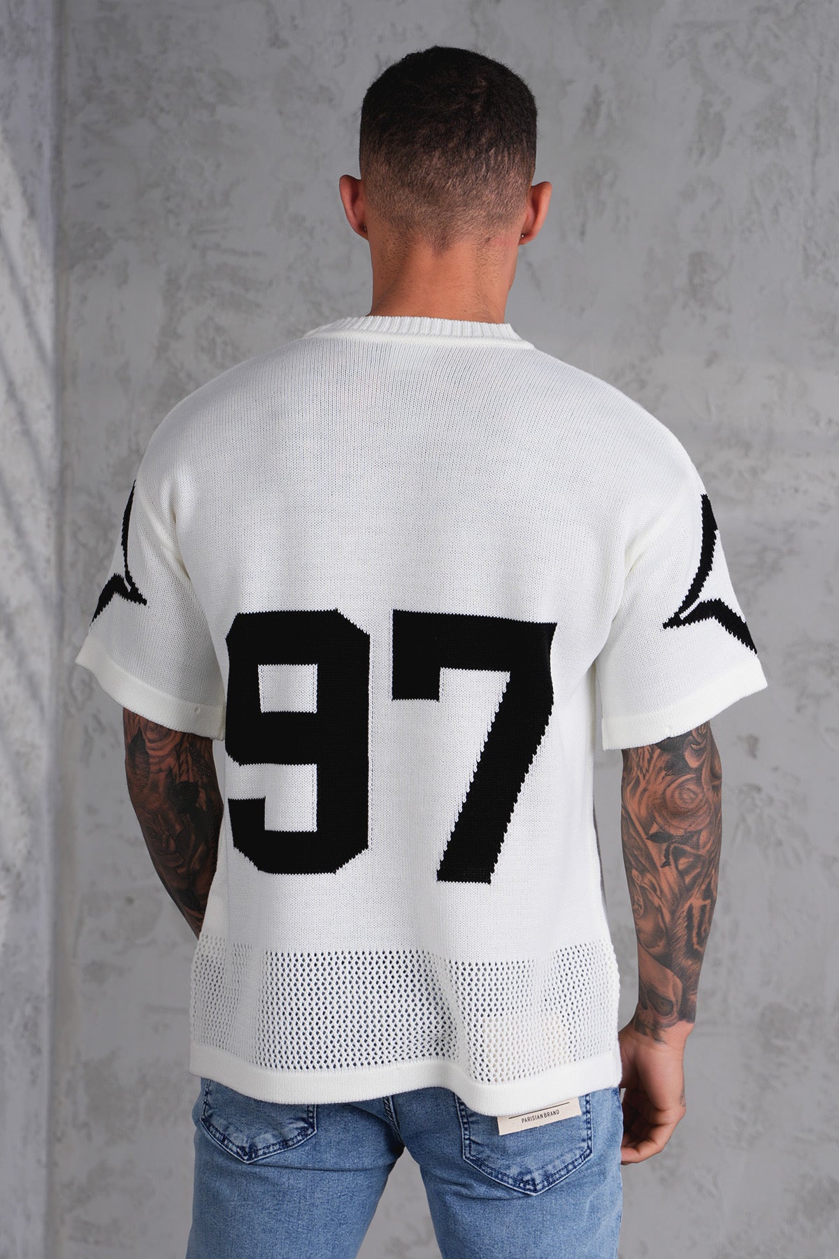 T-Shirt Maille Blanc