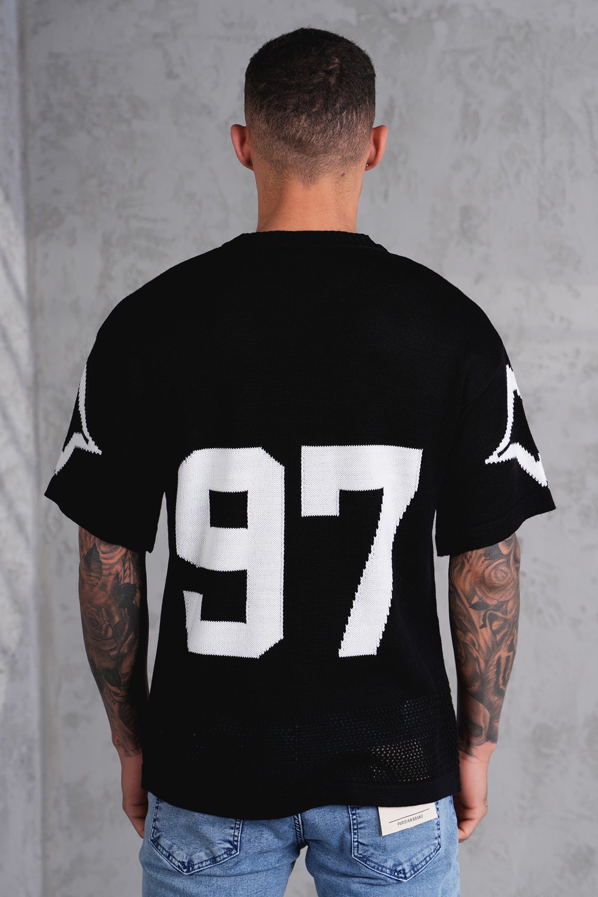 T-Shirt Maille Noir