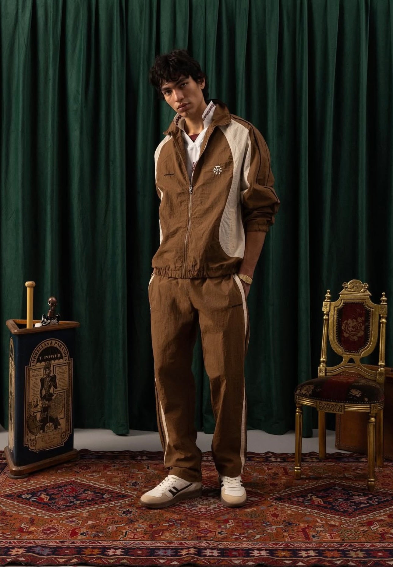 Ensemble “Retro Trackset” – Marron