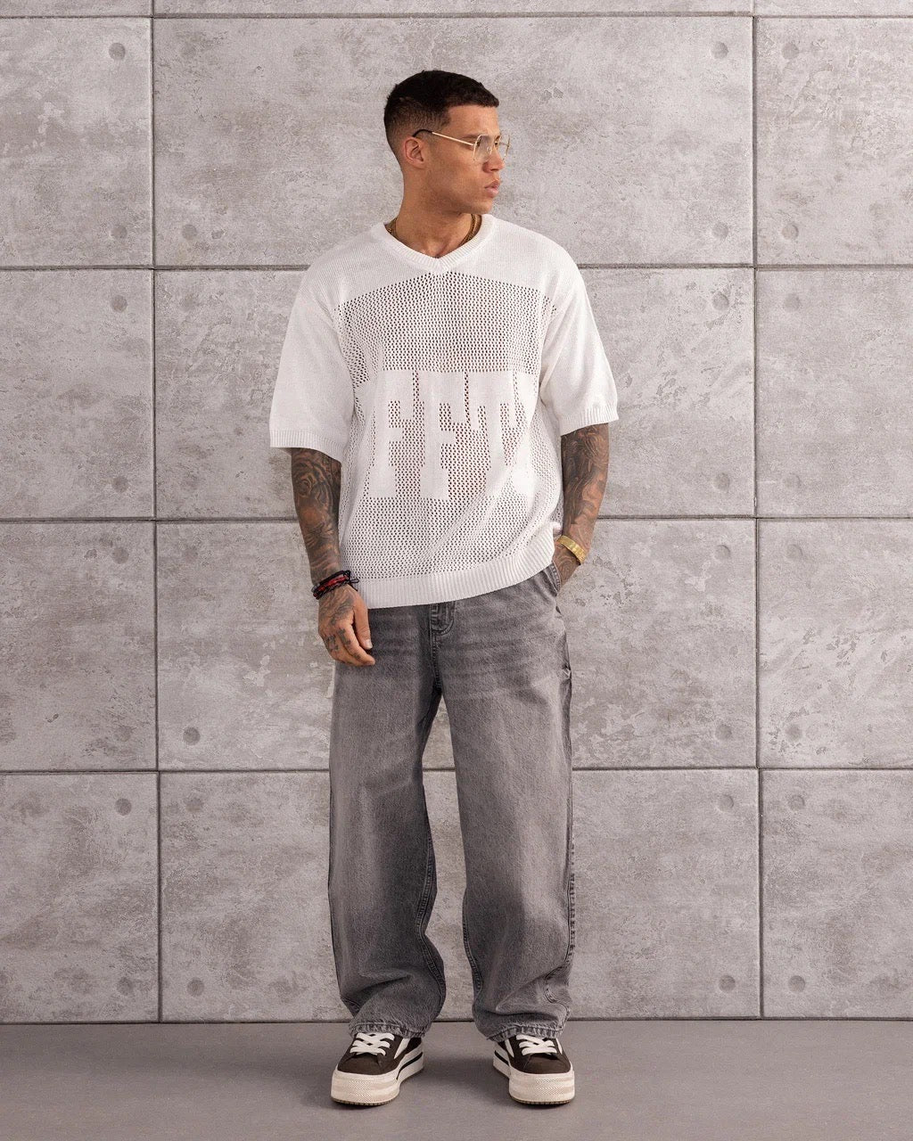 T-SHIRT EN MAILLE “FFTH”