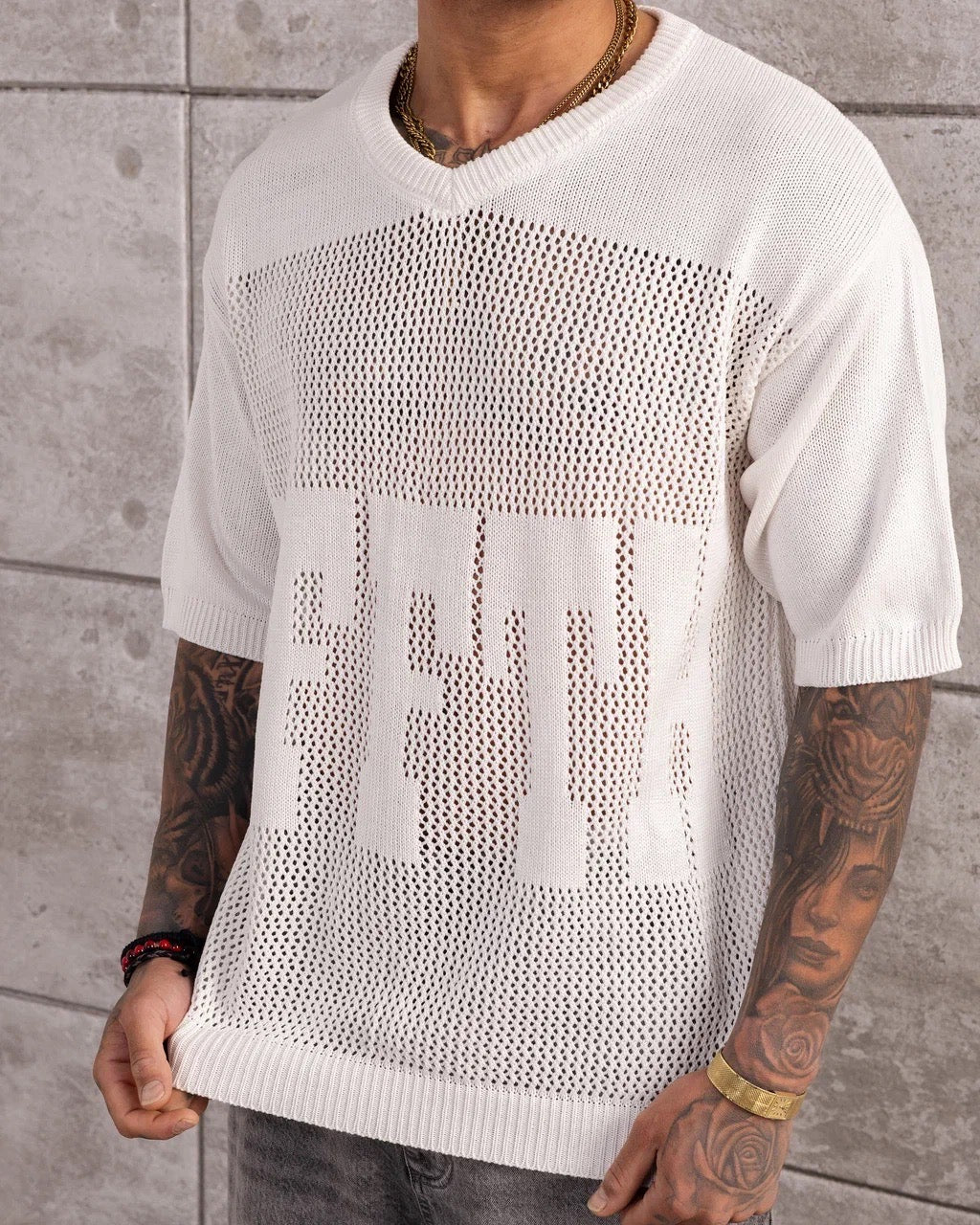 T-SHIRT EN MAILLE “FFTH”