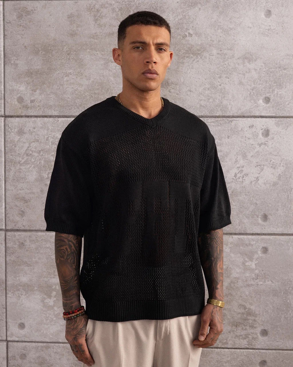 T-SHIRT EN MAILLE “FFTH”