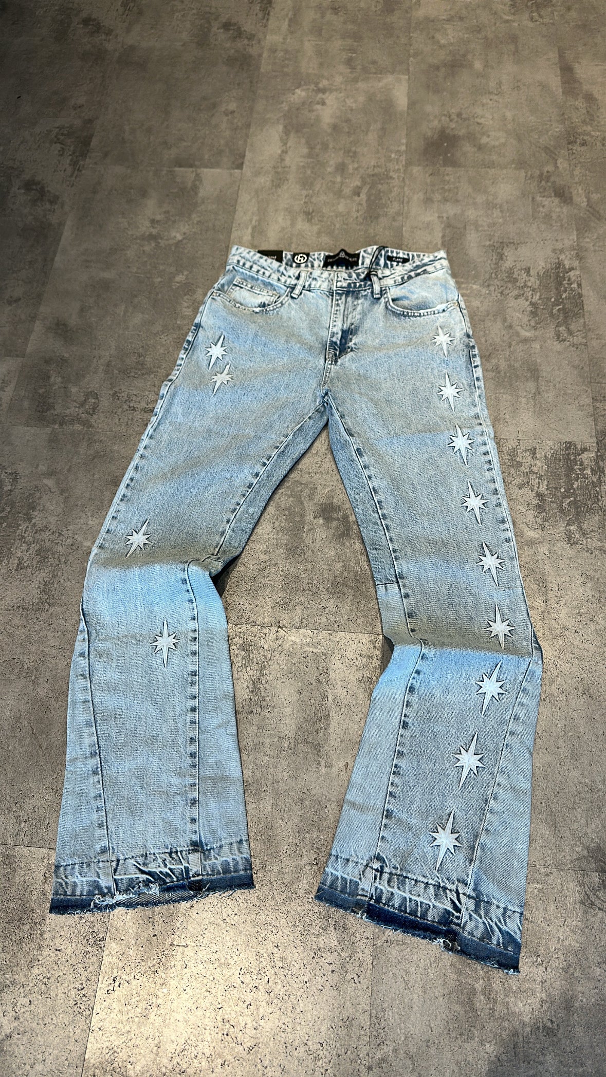 JEANS FLARE ÉTOILE