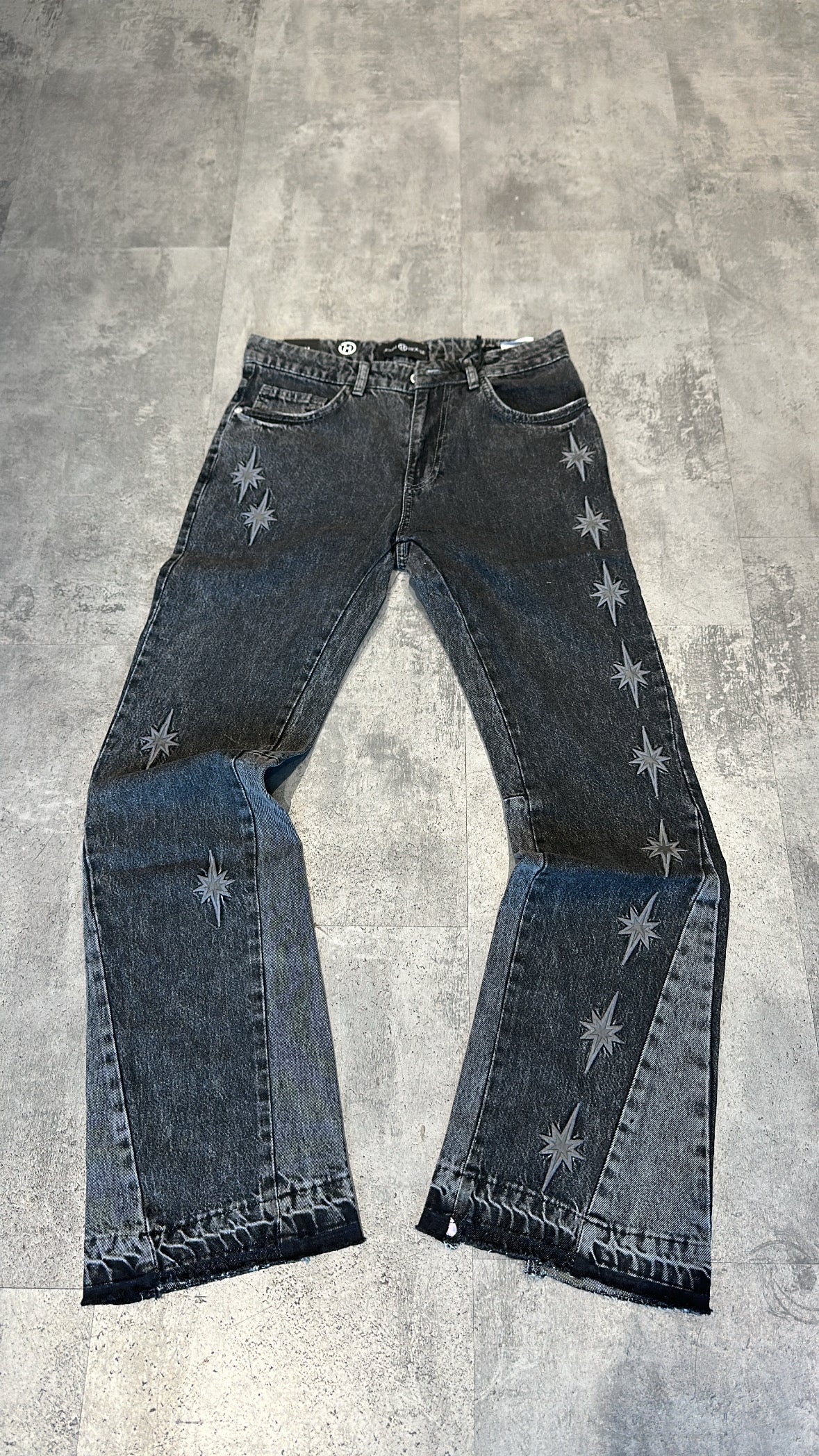 JEANS FLARE ÉTOILE