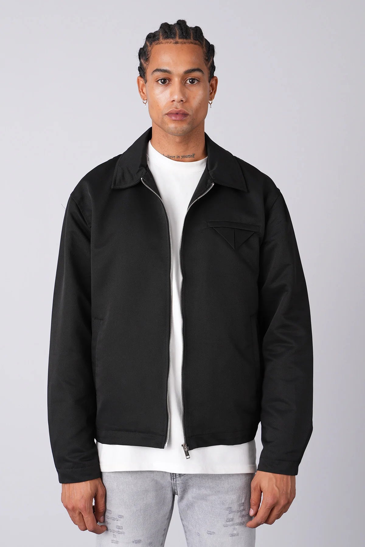 Veste Zippée Noire