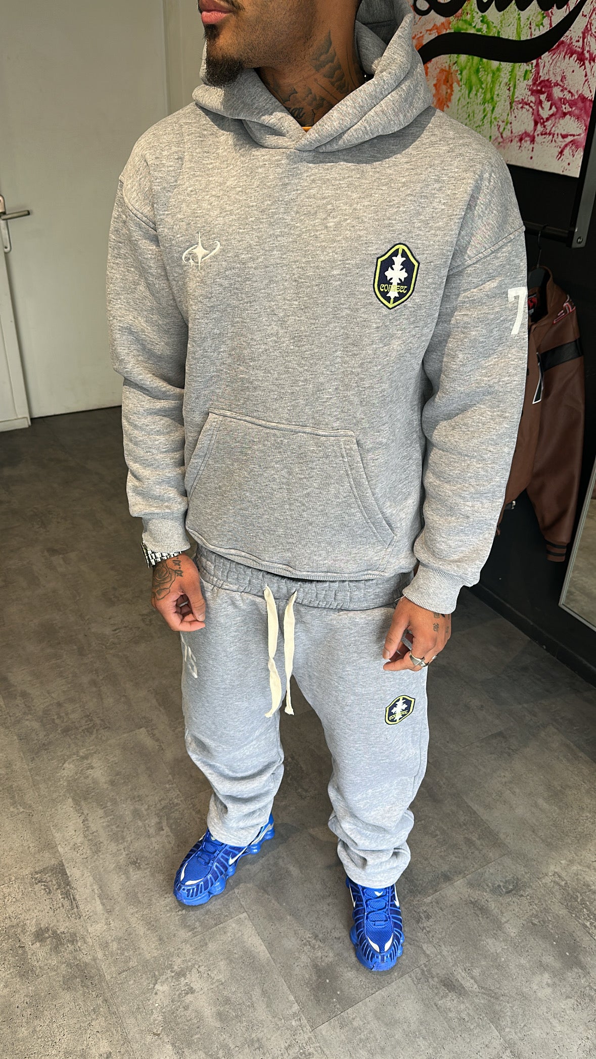 Ensemble 75 Rose,Gris