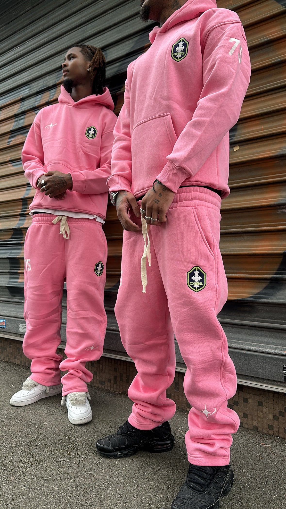 Ensemble 75 Rose,Gris