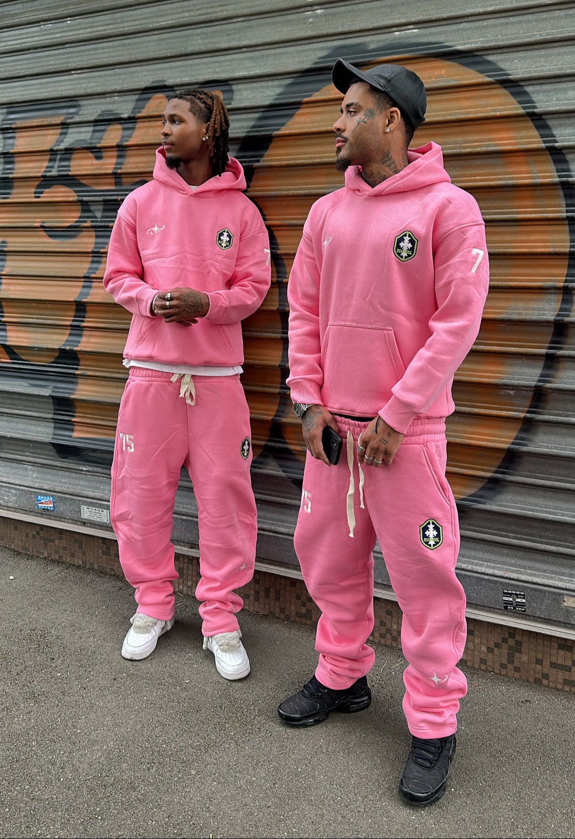 Ensemble 75 Rose,Gris