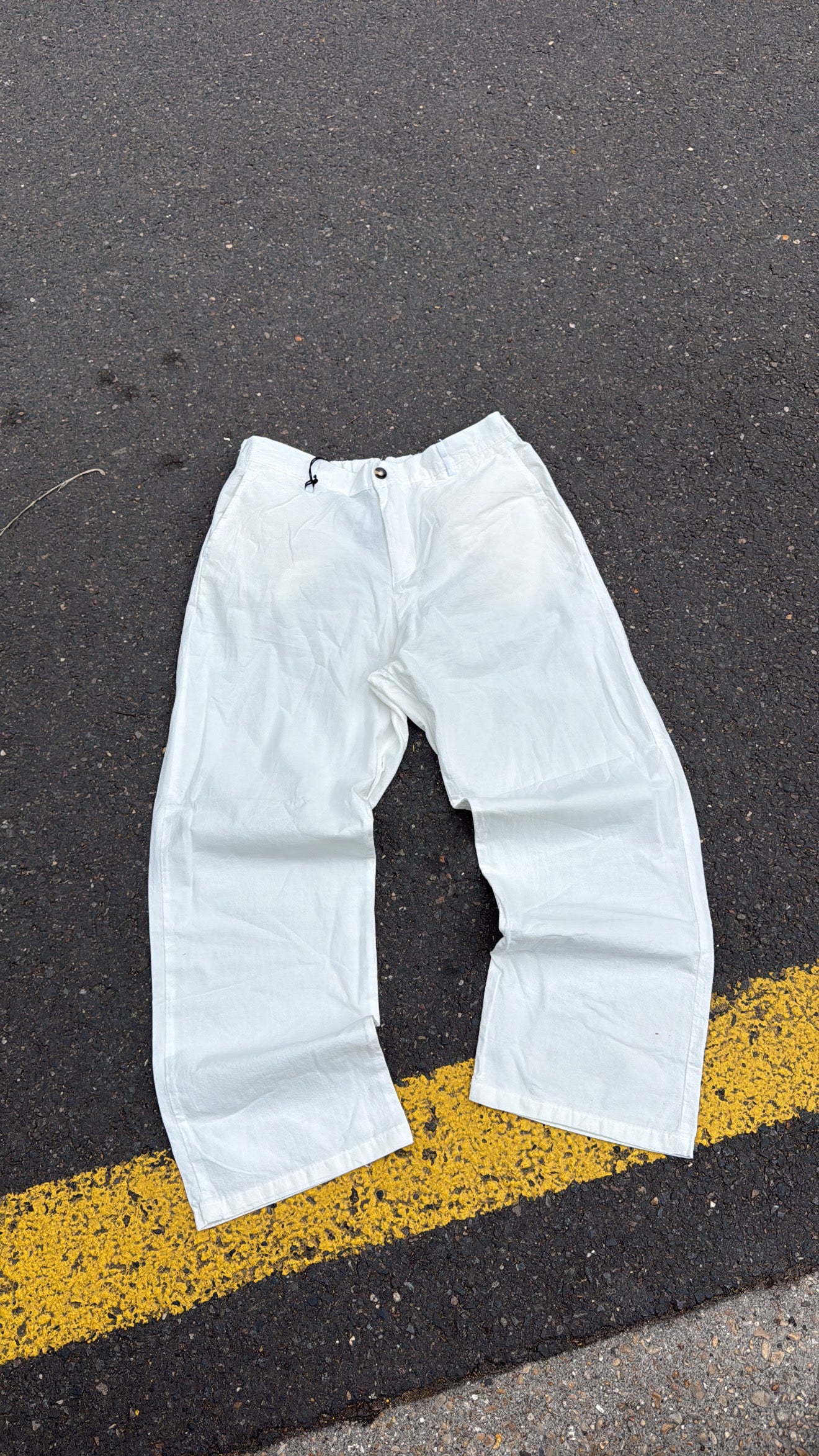 Pantalon Wide Leg – Blanc
