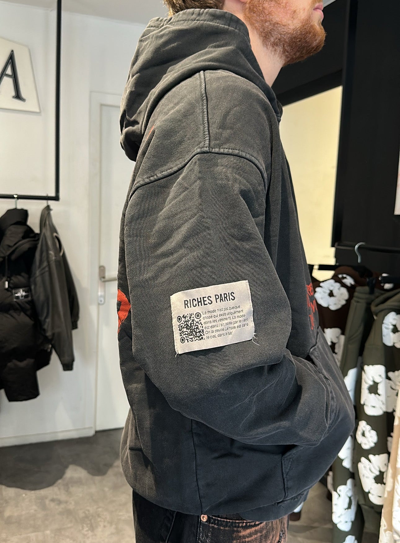 Hoodie NO RICH PARENTS – JUST HARD WORK