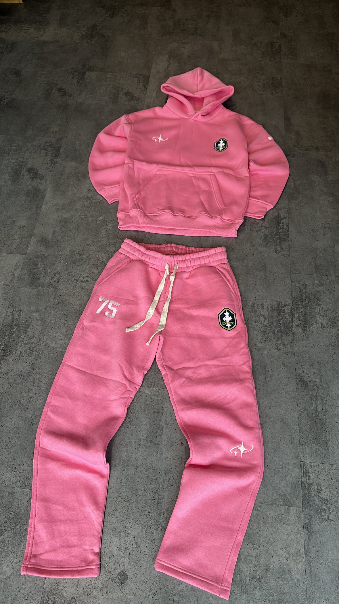 Ensemble 75 Rose,Gris