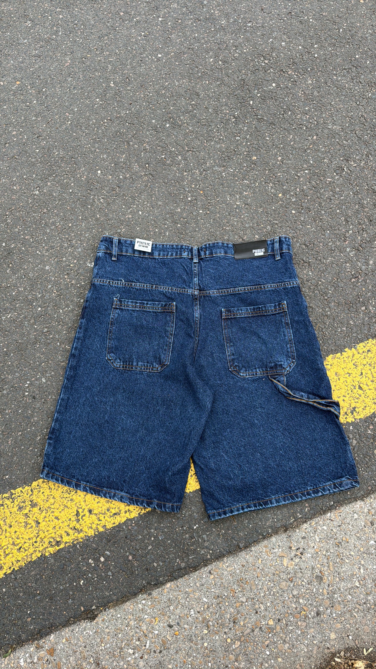 Short Denim Utility – Bleu Indigo