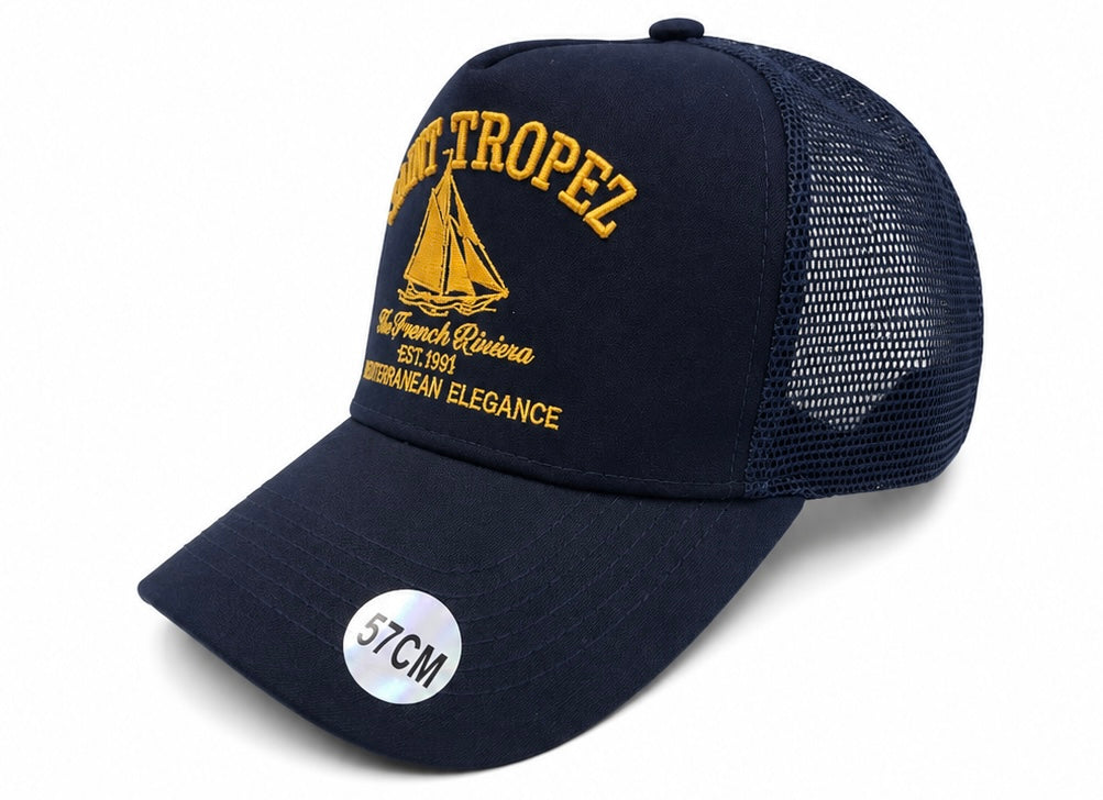 Casquette Trucker Saint-Tropez – Bleu Marine