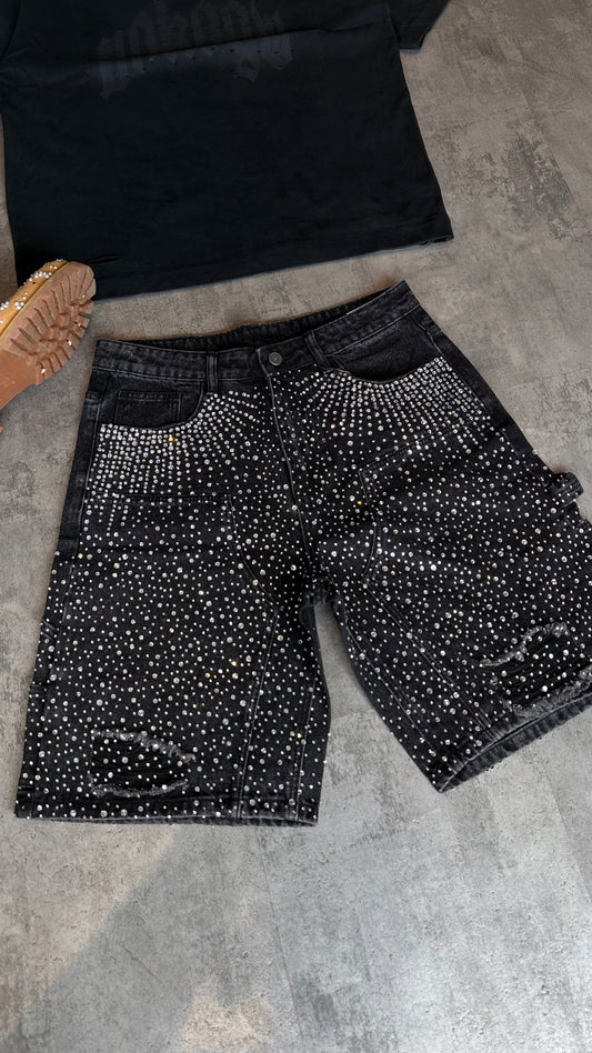 Short Jean Étoilées