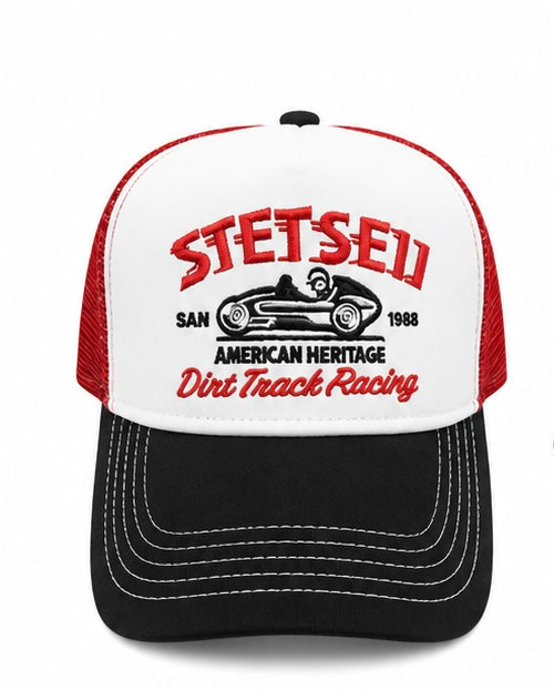 Casquette Trucker Racing – Rouge & Noir