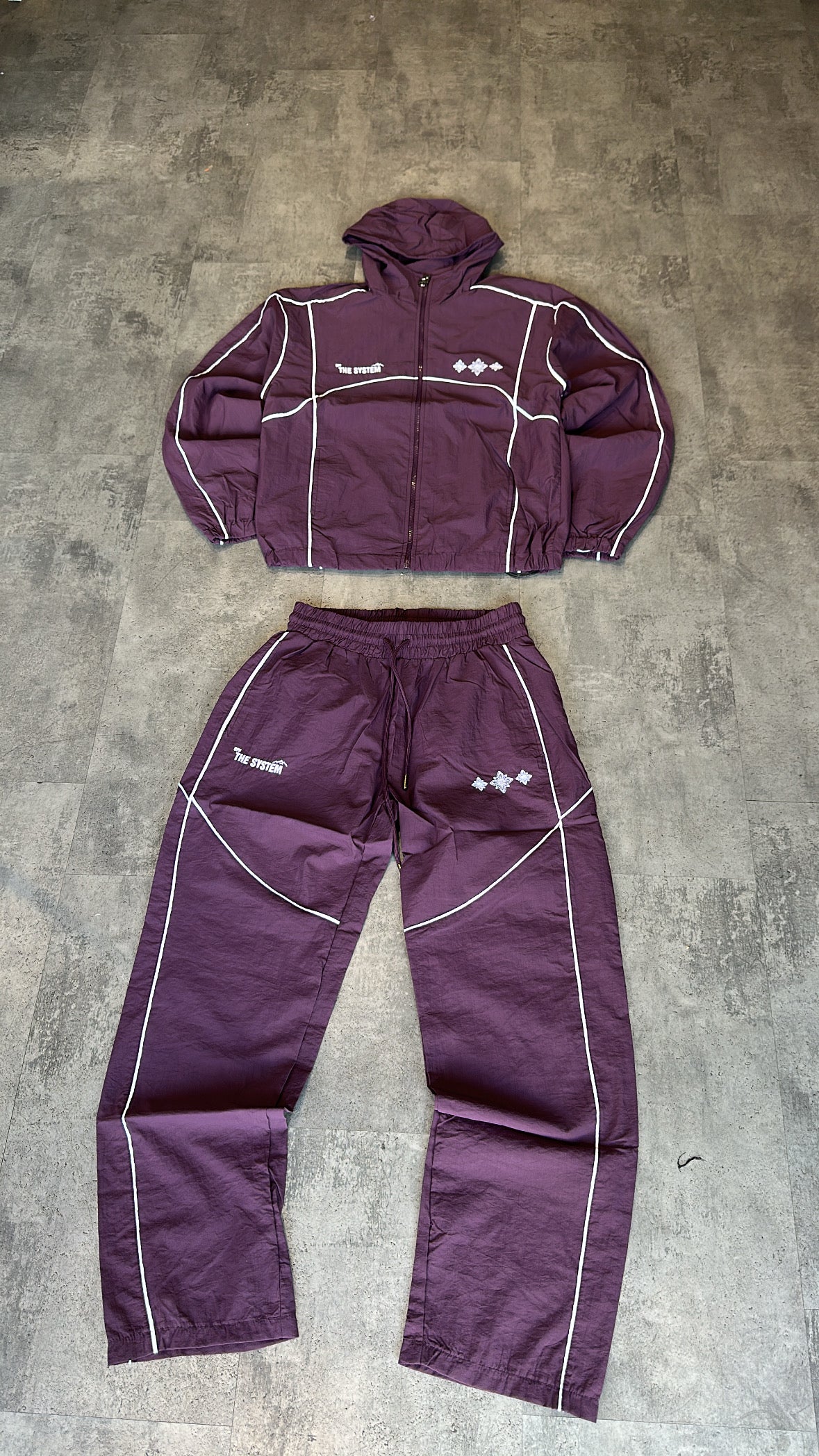 Ensemble The System Noir, Blanc, Violet