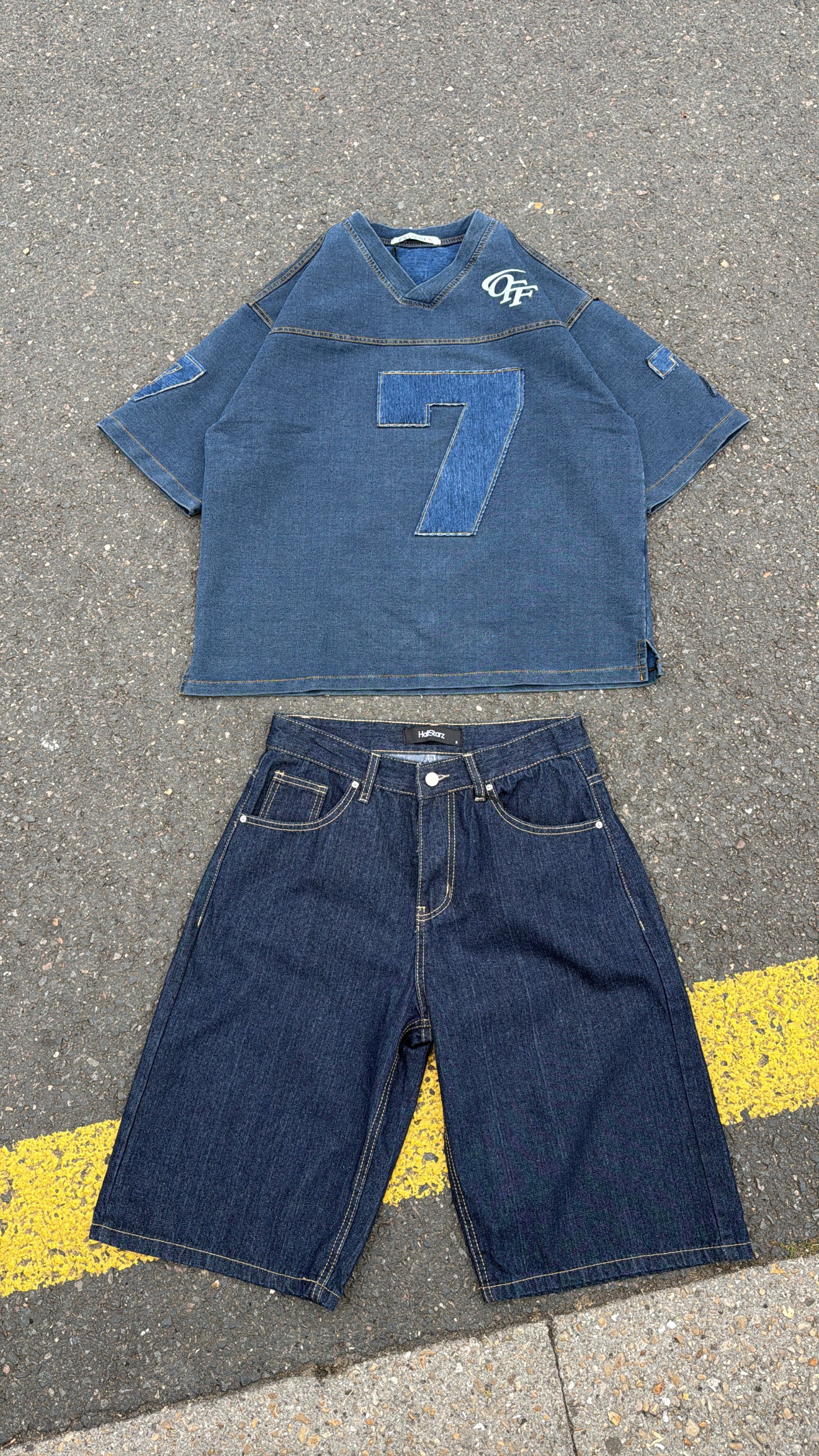 Short Denim Utility – Bleu Indigo