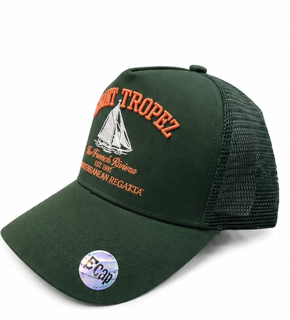 Casquette Trucker Saint-Tropez – Vert Sapin