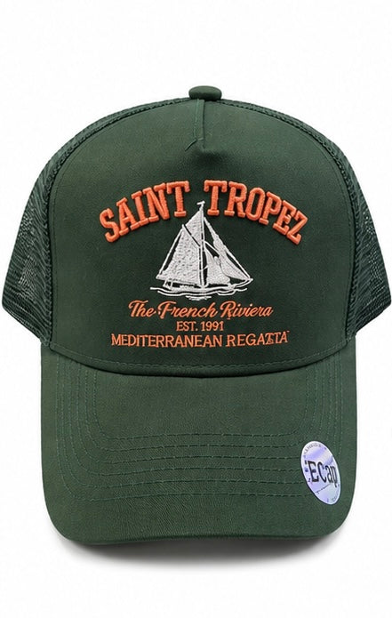 Casquette Trucker Saint-Tropez – Vert Sapin