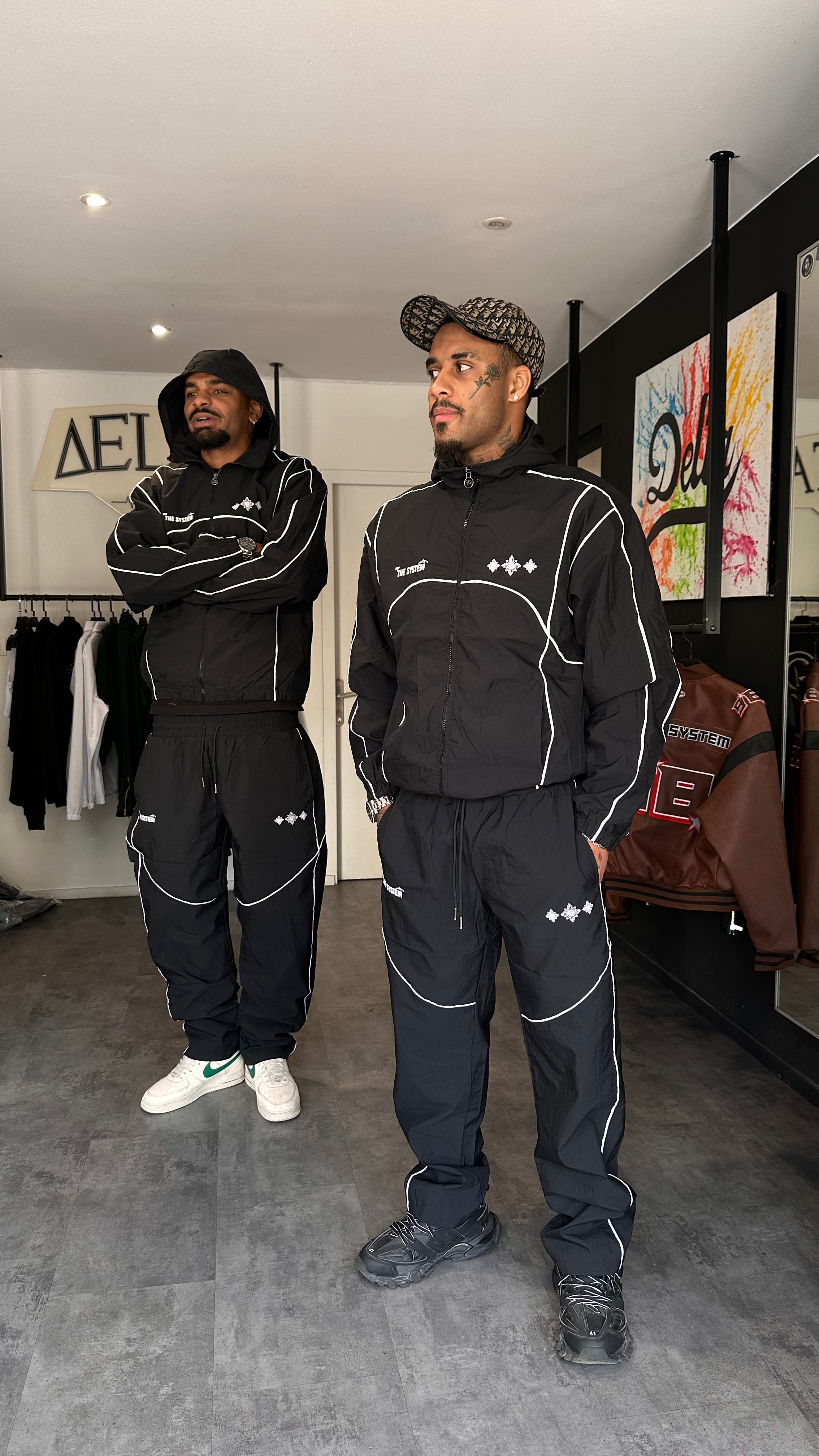 Ensemble The System Noir, Blanc, Violet