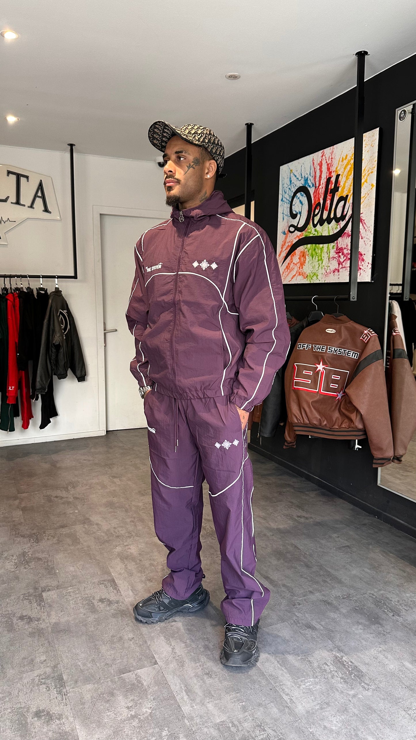 Ensemble The System Noir, Blanc, Violet