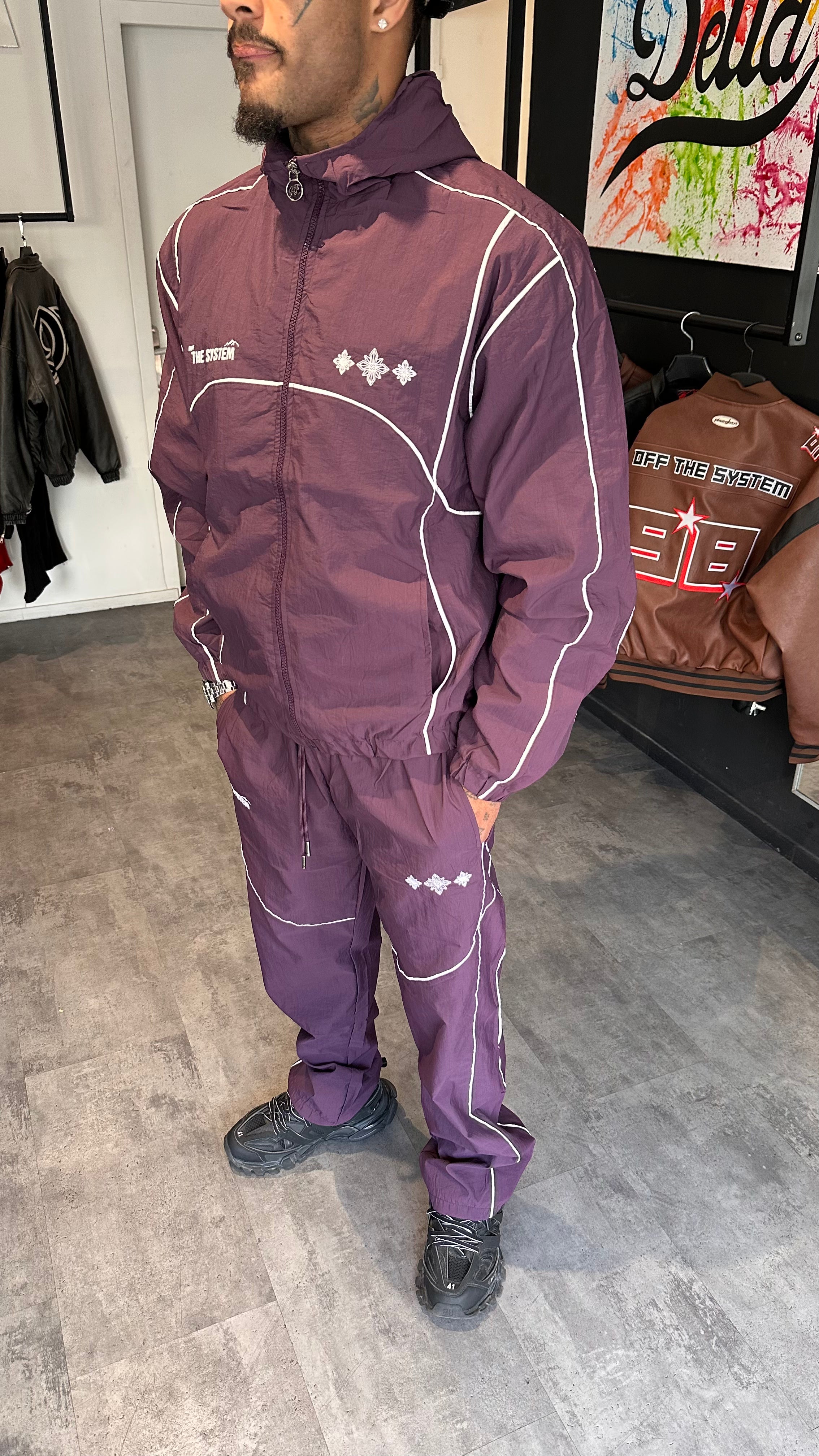 Ensemble The System Noir, Blanc, Violet