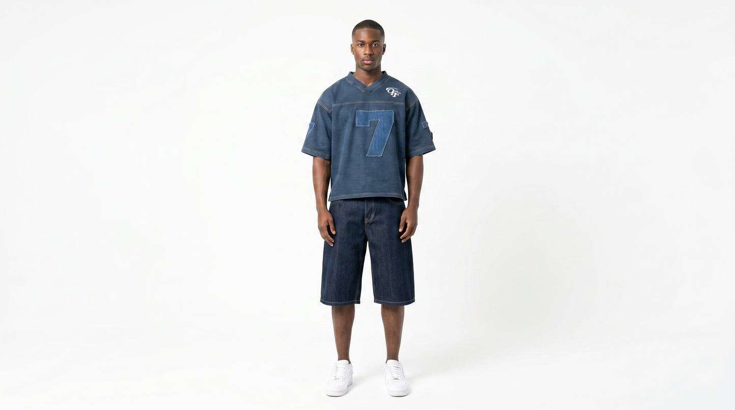 Denim Football Set “Seven”