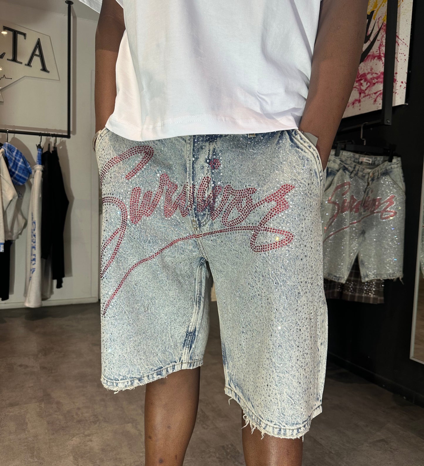 Short en jean Jewelry