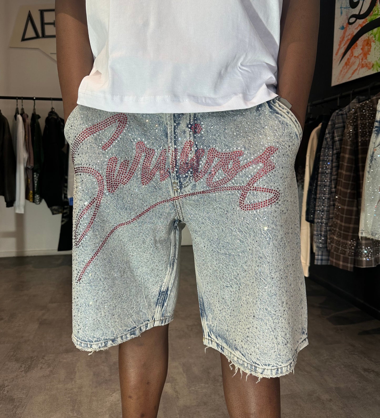 Short en jean Jewelry