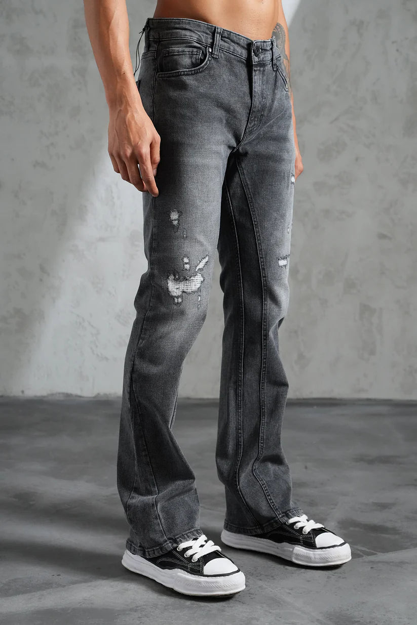 Jean Destroy Grey Vintage