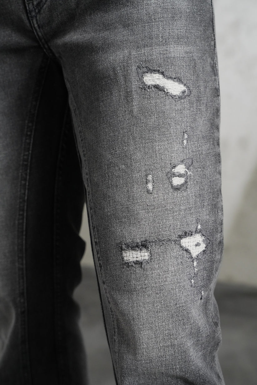 Jean Destroy Grey Vintage
