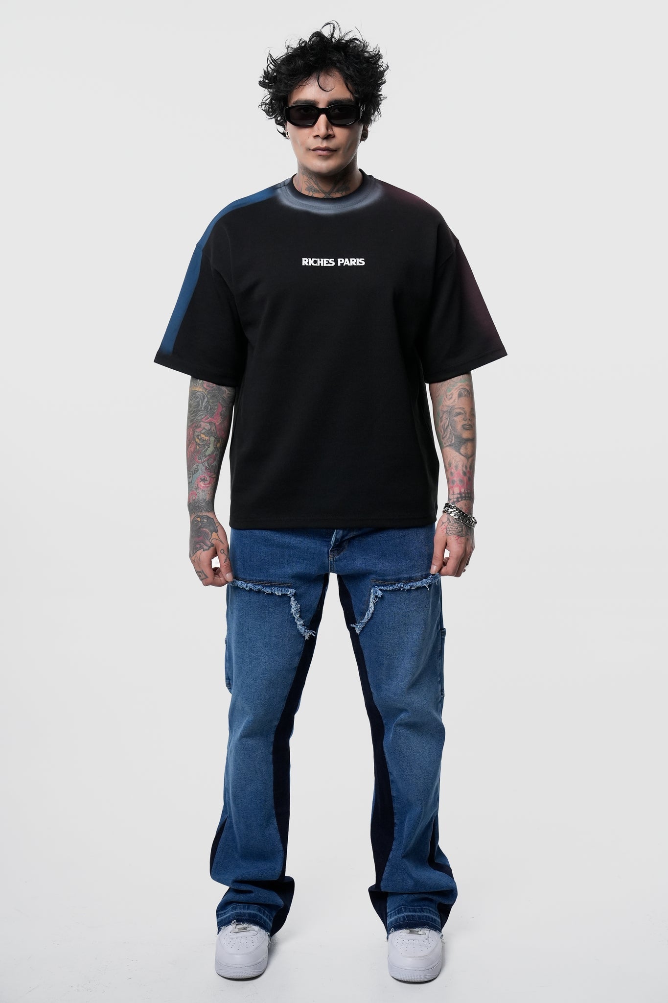 T-shirt RICHES PARIS – Dégradé Signature