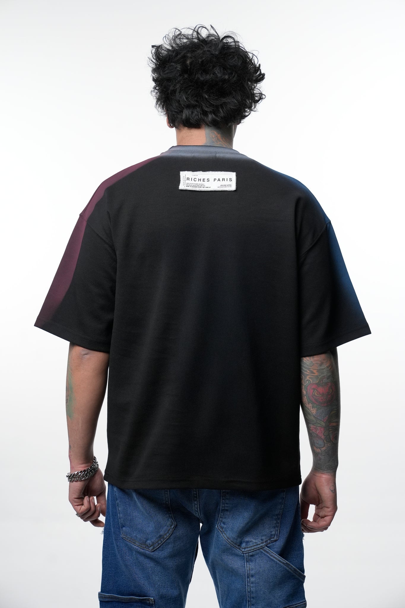 T-shirt RICHES PARIS – Dégradé Signature