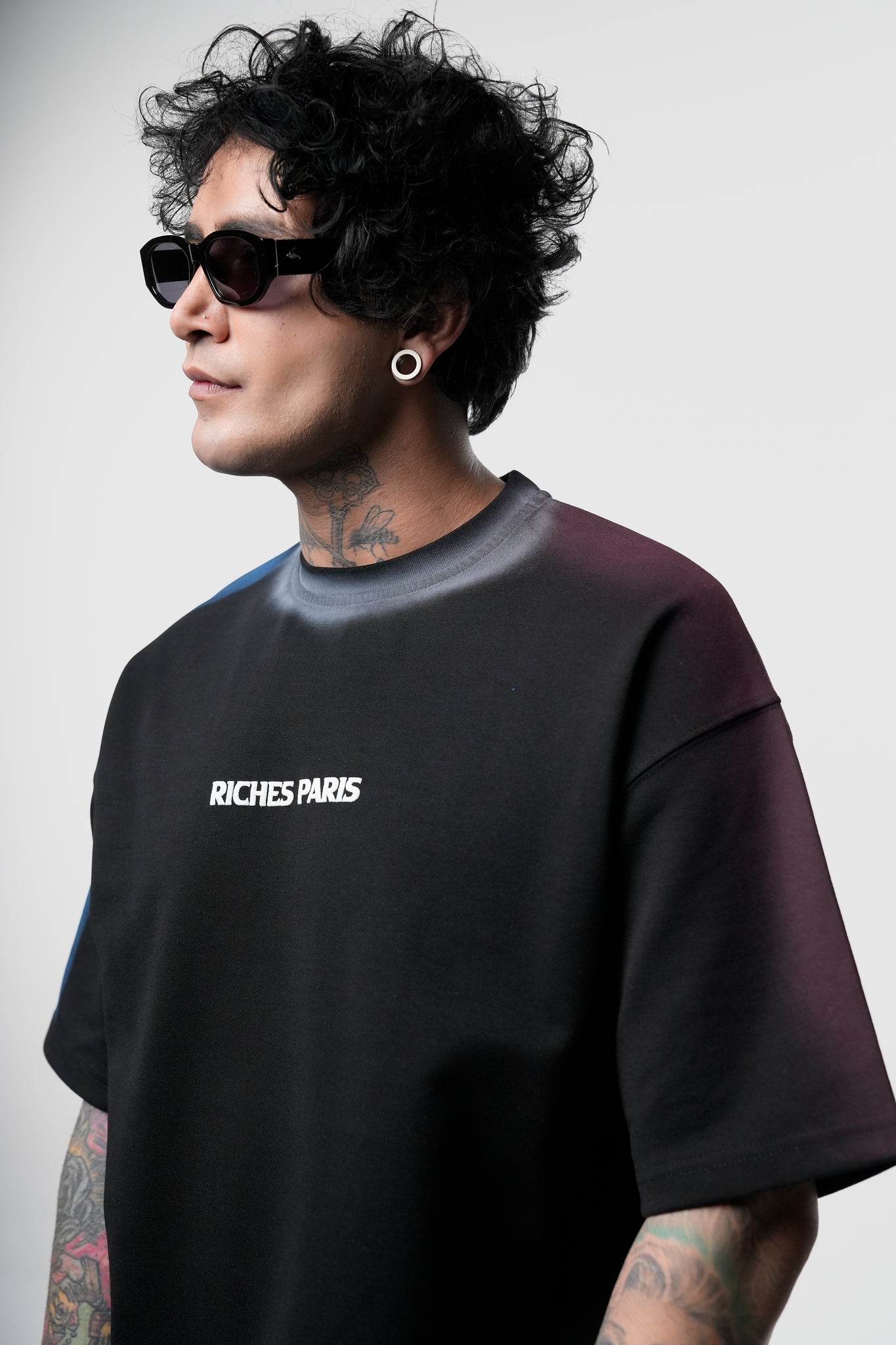 T-shirt RICHES PARIS – Dégradé Signature