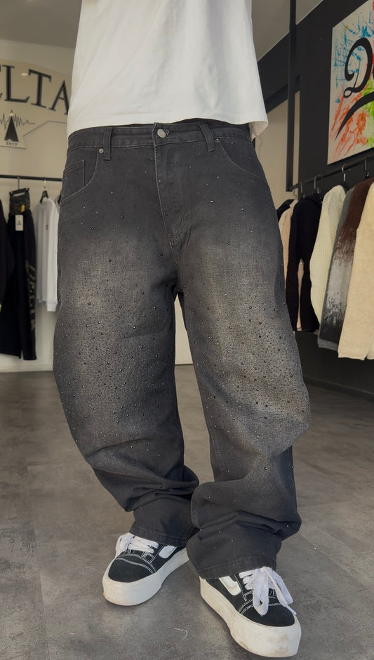 Jean Oversize Black Wash