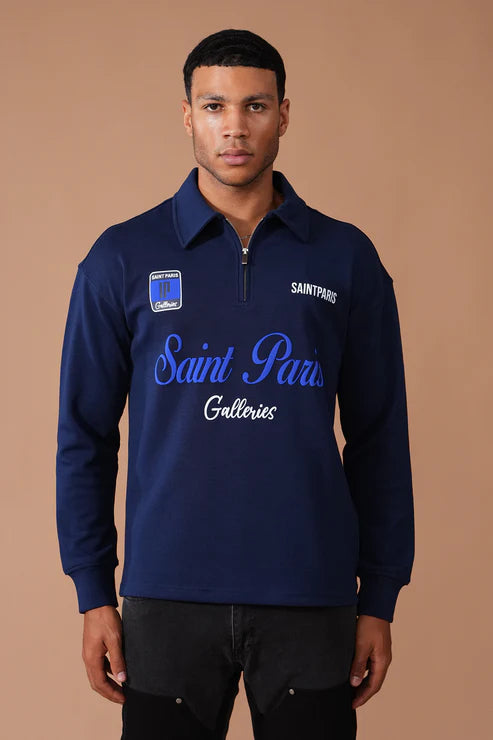 Sweat col zippé “Saint Paris Galleries”