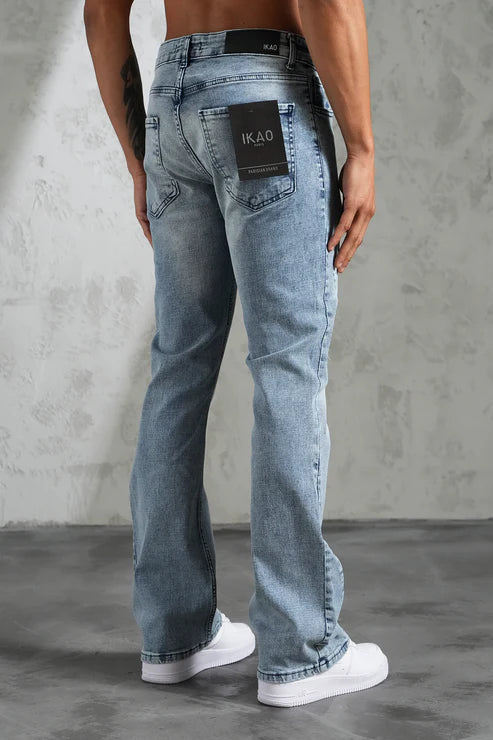 Jean destroy bleu vintage