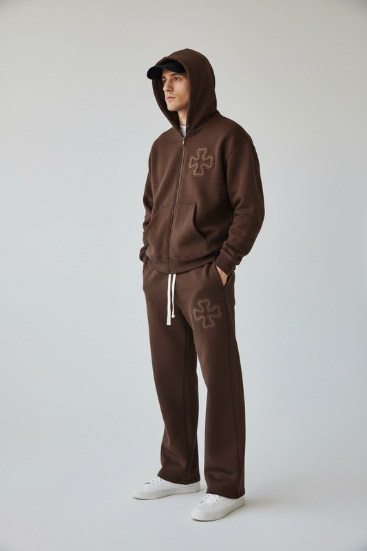 Ensemble “Cross” – Noir & Marron