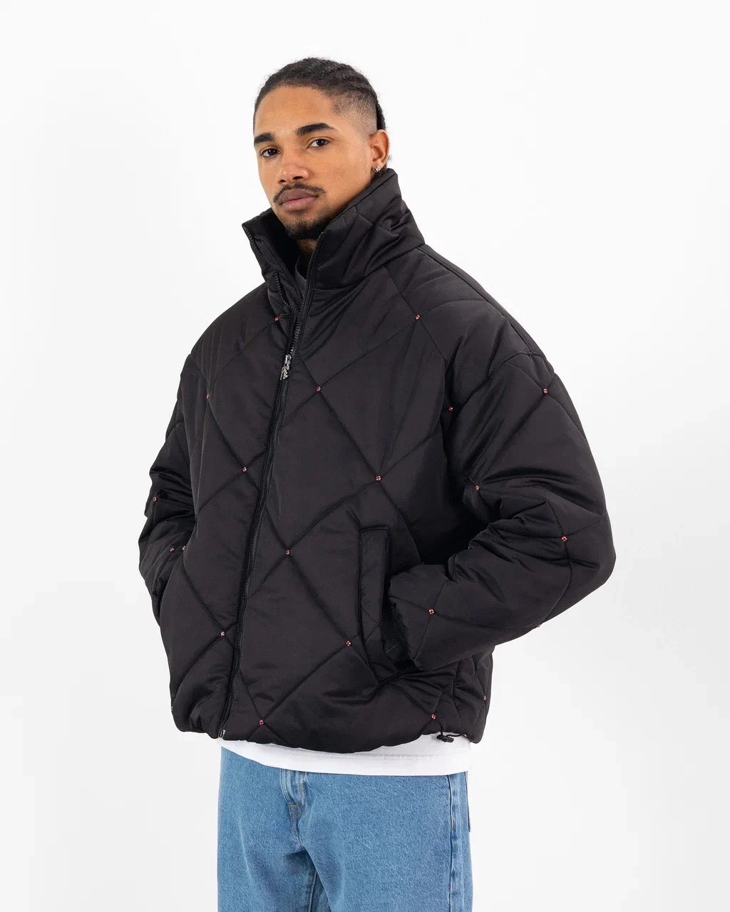 Doudoune “Diamond Stitch” - Noir