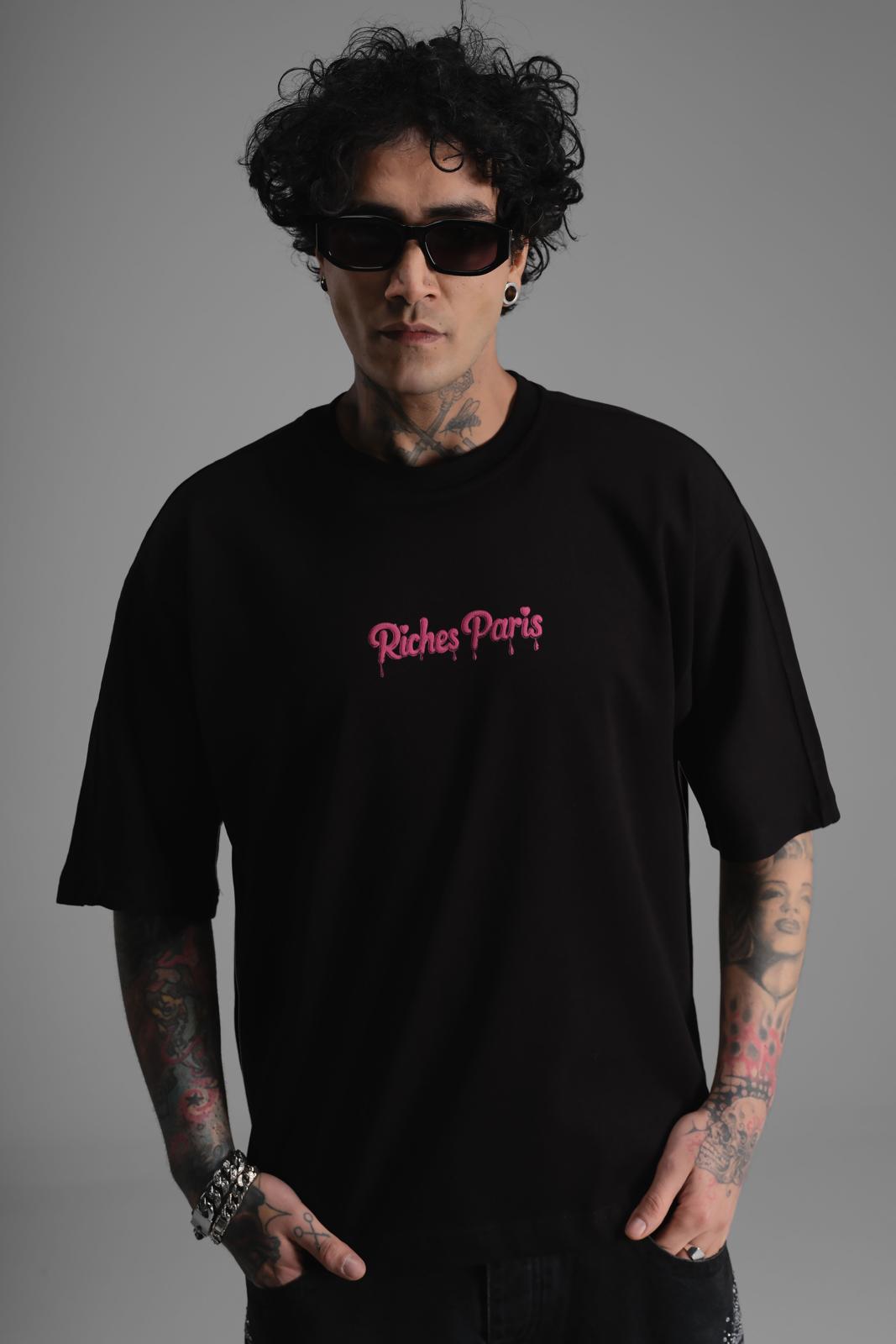 T-shirt Riches Paris – Logo Pink