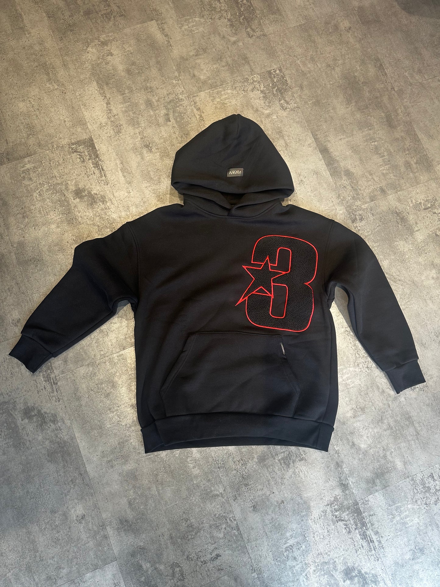 Sweat oversize "23" noir